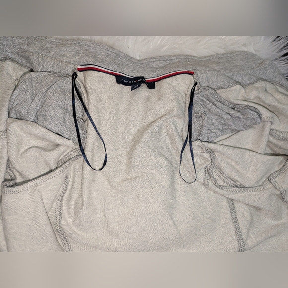 Tommy Hilfiger Womens Gray Band Jacket Blazer with Stand-Up Collar GUC Size S - Picture 6 of 8